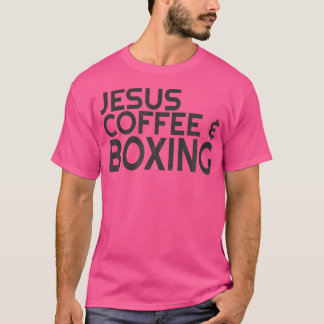 Jesus Coffee Boxing Christlich Boxer Christ Glory T-Shirt