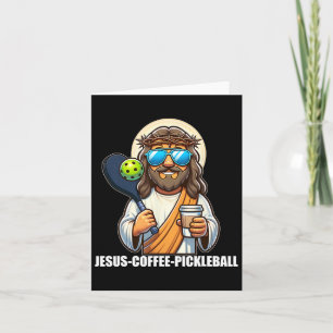 Jesus Coffee Picklenall Funny Christlich Picklebyl Karte