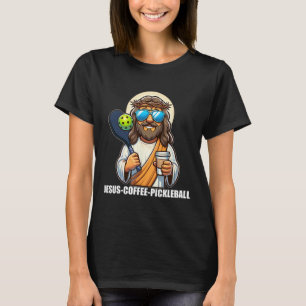 Jesus Coffee Picklenall Funny Christlich Picklebyl T-Shirt