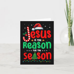 Jesus Costume stolz Grund für die Weihnachtsfeier Karte