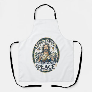 Jesus Coupon Sparsamkeit T-Shirt Glaube Basiertes  Schürze
