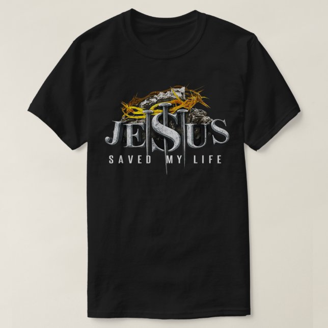 Jesus Cross Christ Rettete mein Lebensangebot Zita T-Shirt (Design vorne)