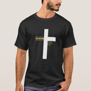Jesus Cross Christ Rettete mir Heilsquote Zitat Sp T-Shirt