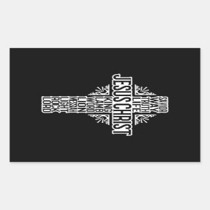 JESUS CROSS - Christliche Stickers