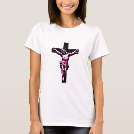 Jesus Cross Crucifixe Osterweihnachtsfarben T-Shirt