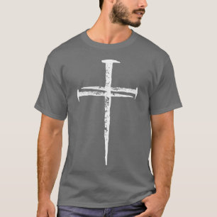 Jesus Cross Drei Nails Christlich Vintag T-Shirt