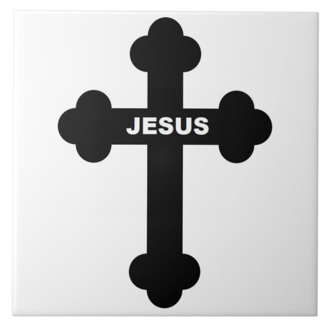JESUS CROSS FLIESE (Vorderseite)