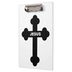 JESUS CROSS KLEMMBRETT