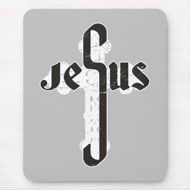 Jesus Cross Mousepad (Vorne)