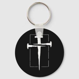 Jesus Cross Nail Ost Christlicher Frühling Männer Schlüsselanhänger