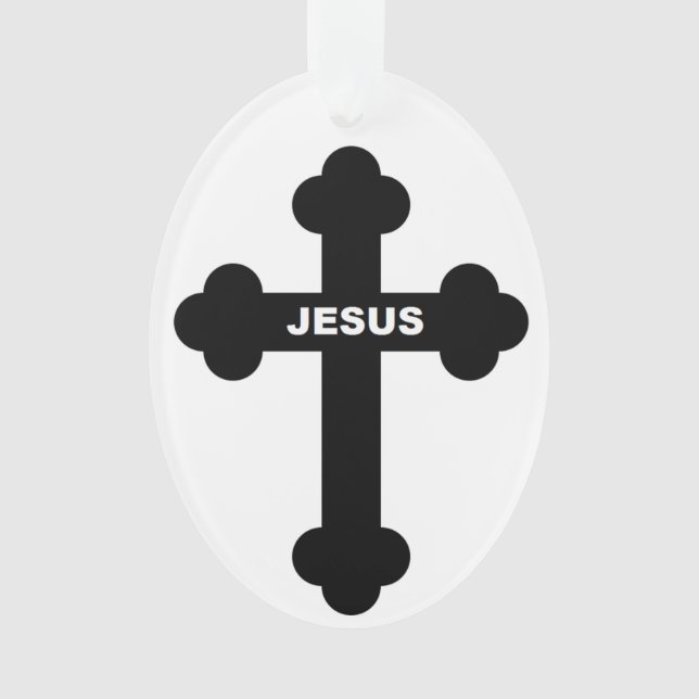 JESUS CROSS ORNAMENT (Vorderseite)