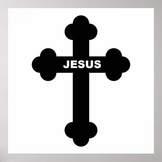 JESUS CROSS POSTER (Vorne)