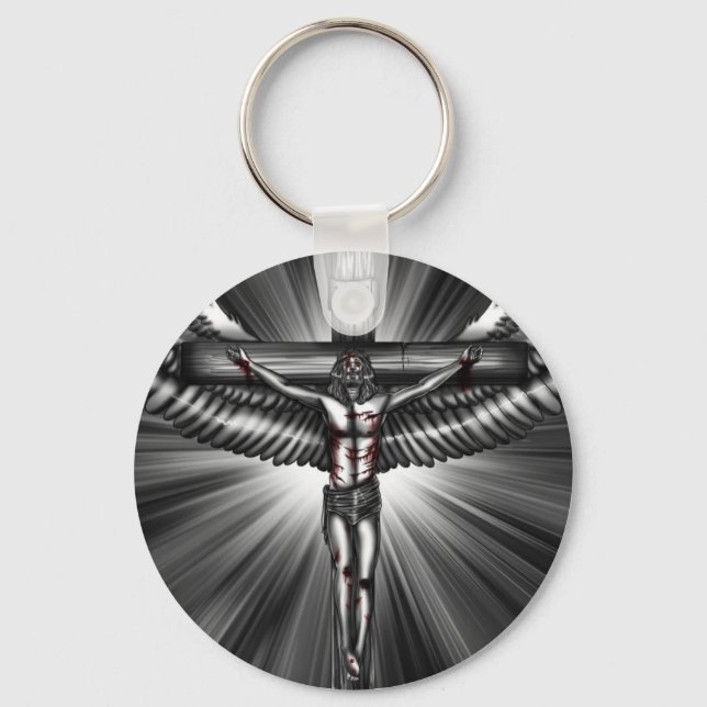 Jesus Cross Schlüsselanhänger (Vorderseite)