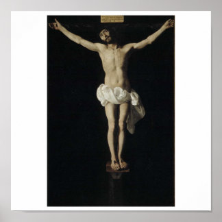 Jesús crucificado exprante circa 1630-1640 poster