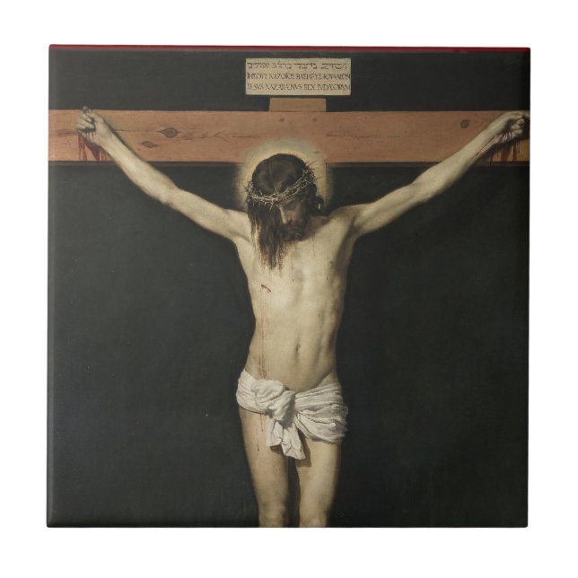 JESUS CRUCIFIED FLIESE (Vorderseite)