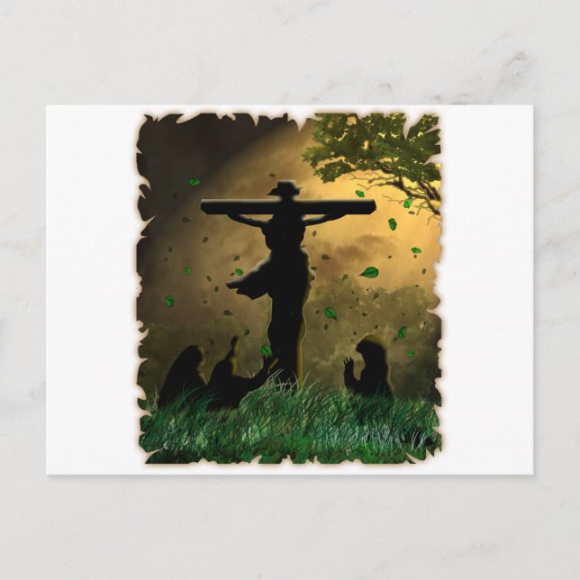 Jesus Crucifixe Postkarte (Vorderseite)