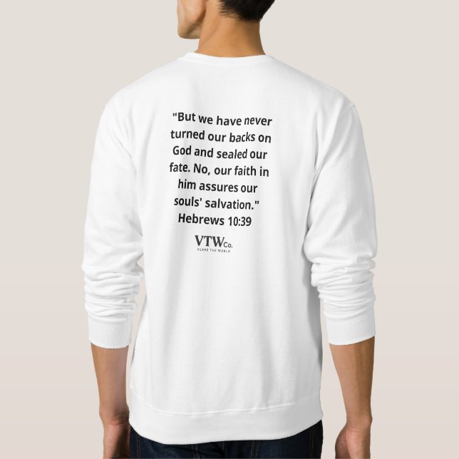 Jesus > Culture Men Crewneck Sweatshirt (Rückseite)