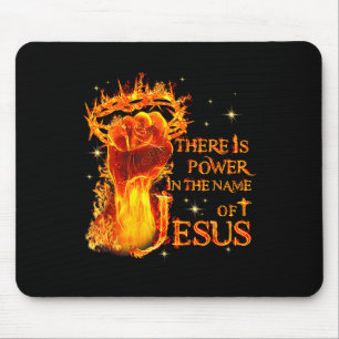 Jesus, da ist Kraft im Namen Jesu Christi Mousepad