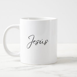 'Jesus' Daily Devotion Quiet Mornings Reflection Jumbo-Tasse