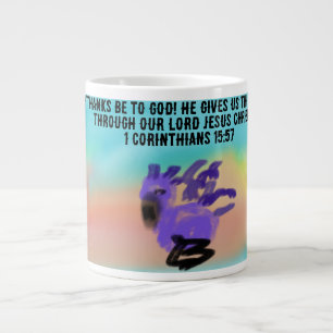 Jesus danke dir Jumbo-Tasse