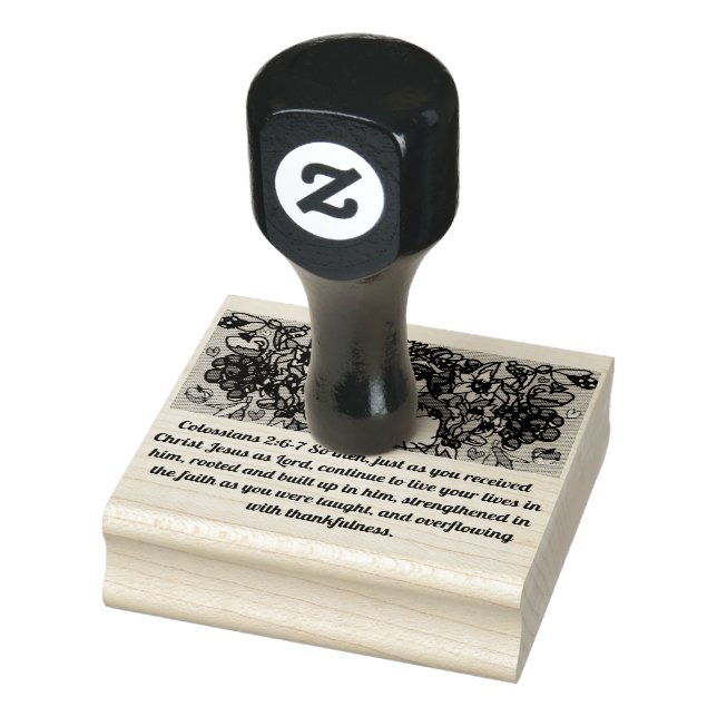 Jesus danke gummistempel (Stempel)