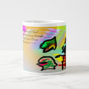 Jesus Danke Jumbo-Tasse