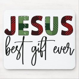 Jesus das beste Geschenk aller Weihnachten Gott Ge Mousepad