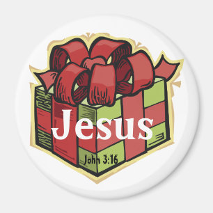 Jesus das Geschenk, das behalte, es individualisie Magnet