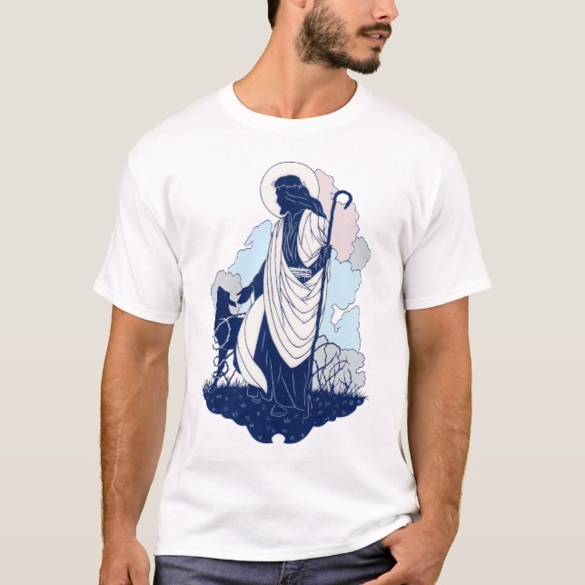 Jesus das gute Schäfer-Shirt T-Shirt (Vorderseite)