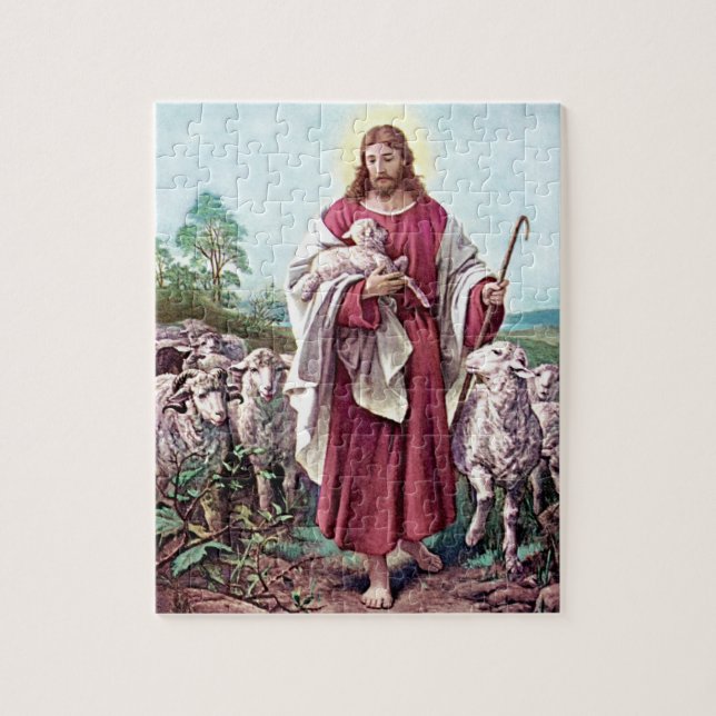 Jesus, das gute Schäferpuzzle Puzzle (Vertikal)