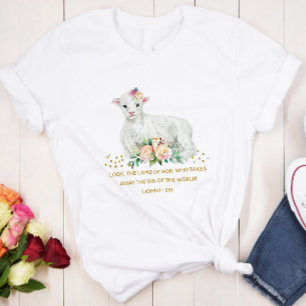 Jesus, das Lamm Gottes - individueller T - Shirt