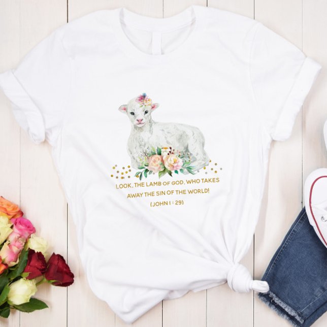 Jesus, das Lamm Gottes - individueller T - Shirt (Von Creator hochgeladen)