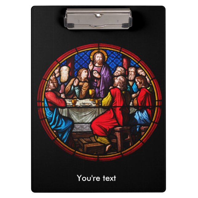 Jesus das letzte Essen mit seinen Jüngern Klemmbrett (Vorderseite)