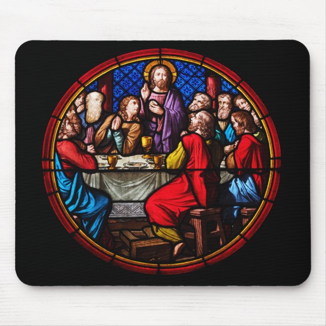 Jesus das letzte Essen mit seinen Jüngern Mousepad (Vorne)
