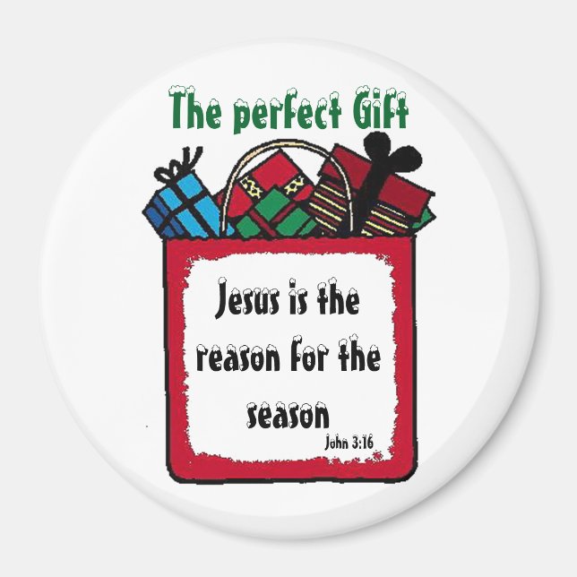 Jesus das perfekte Geschenk anpassen Magnet (Vorne)