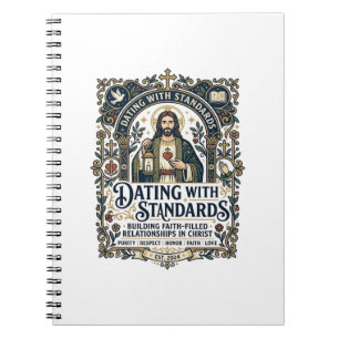 Jesus Dating Christian Relationship Humor T-Shirt  Notizblock