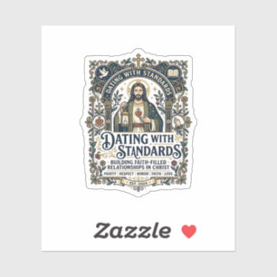 Jesus Dating Christliches Beziehungs Humor T-Shirt Aufkleber