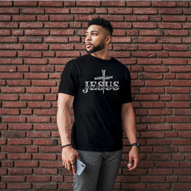 Jesus den Weg, die Wahrheit das Leben Christlich T-Shirt (Von Creator hochgeladen)
