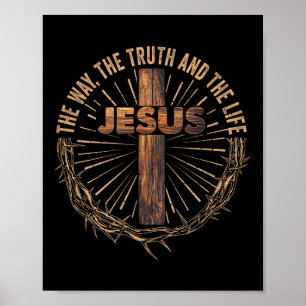 Jesus den Weg, die Wahrheit das Leben Jesus Christ Poster