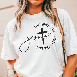 Jesus den Weg, die Wahrheit, das Leben Tri-Blend Shirt