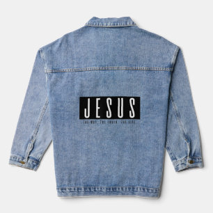 Jesus den Weg, die Wahrheit des Lebens Jeansjacke