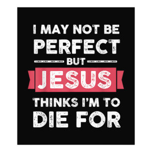 Jesus denkt, ich Die für Christliches Zitat Fotodruck