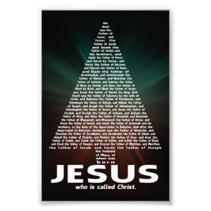 Jesus, der Christus genannt wird Fotodruck