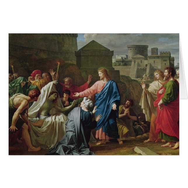 Jesus, der den Sohn der Witwe von Naim wieder (Vorderseite (Horizontal))