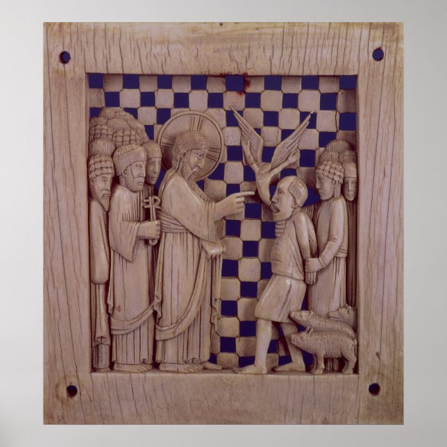 Jesus, der den unreinen Geist vertreibt, Erleichte Poster (Vorne)