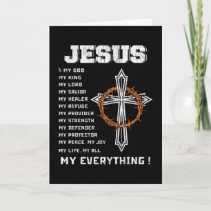 Jesus der Grund der christlichen Weihnachtszeit Karte