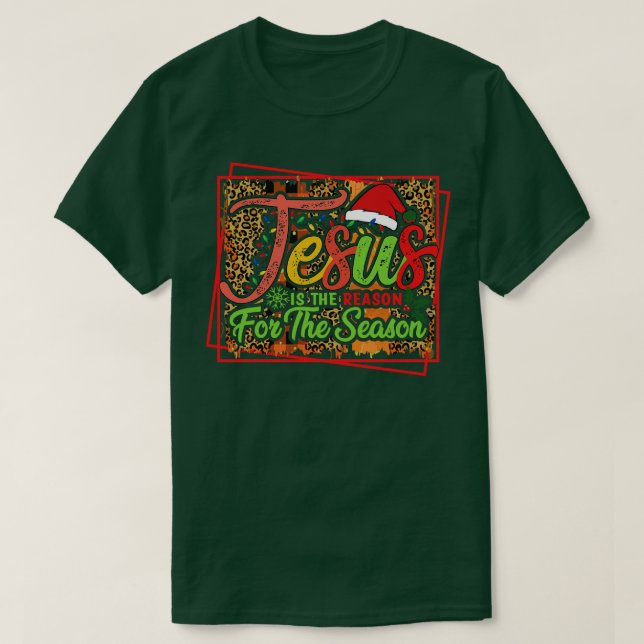 Jesus der Grund für die Jahreszeit (8) T-Shirt (Design vorne)