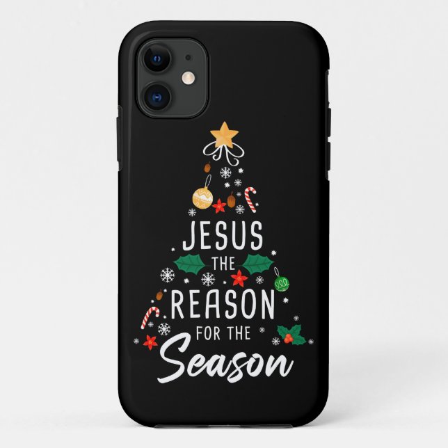 Jesus der Grund für die Jahreszeit - der Weihnacht Case-Mate iPhone Hülle (Rückseite)