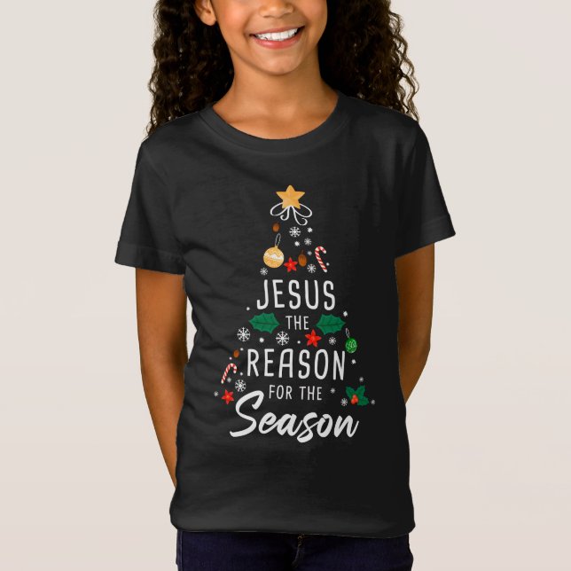 Jesus der Grund für die Jahreszeit - der Weihnacht T-Shirt (Vorderseite)