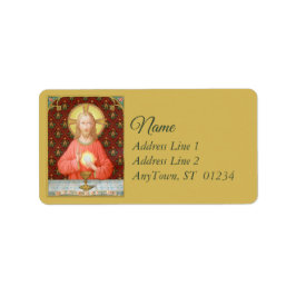 Jesus, der Heilige Kommunion (SAU 045) Adressaufkleber